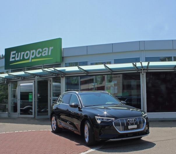 Europcar vermietet neu den Audi e-tron 